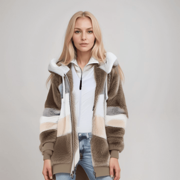 D'meitsch's fleece hoodie - lässigi zip-jacke für jeden tag