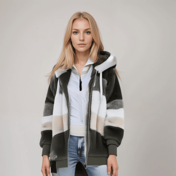 D'meitsch's fleece hoodie - lässigi zip-jacke für jeden tag