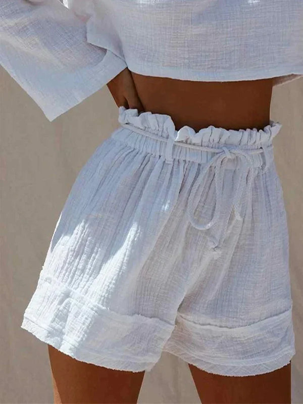 Dä frauen leinen-shorts – lüftig und lässig für den sommer