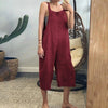Damen entspannte dungaree overalls - lässiger ärmelloser jumpsuit für den alltag