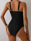Dä sculpting einteiler - elegants schwarzes luxe strandoutfit für stilbewusste erwachsene