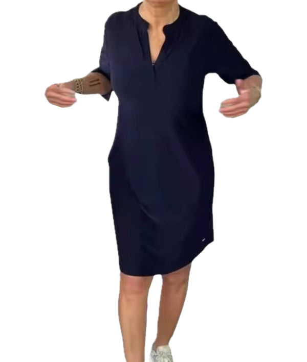 D'mädels kurzärmligi tunika-kleid - angenehmi stoff für lässigi und semi-formalli anlässe