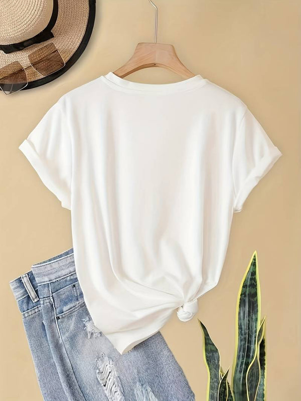 Dä lässigi t-shirt für frauen – entspannt und tragsam für jeden tag