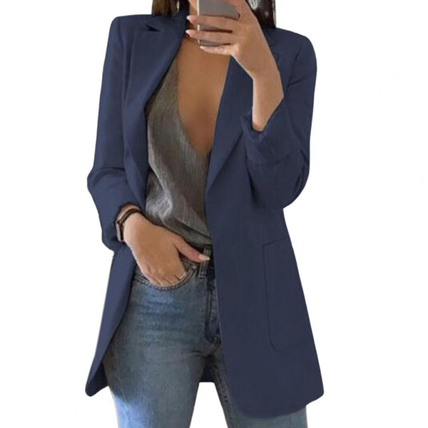 Dame’s massgeschneiderter blazer - stilvolle bürokleidung für smarte frauen