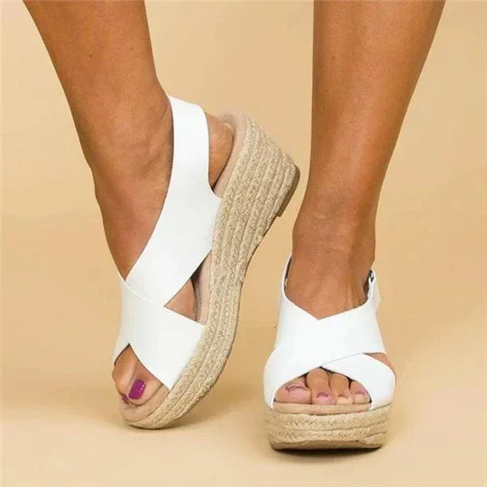 D'mäedels wedge sandalen - gemütlicher espadrille-stil für d'sommerabenteuer
