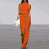 D'fraue weitbeinige jumpsuit – stylish mit einseitigem schulterdesign für abendliche anlässe