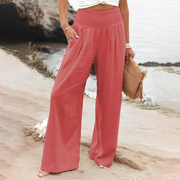 D'weite hose i gemütlicher leinen-style für lässigi strandlooks - leicht & atmungsaktiv für dä summer