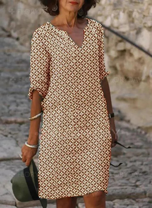 Knopfkleid - elegante lässige damenmode