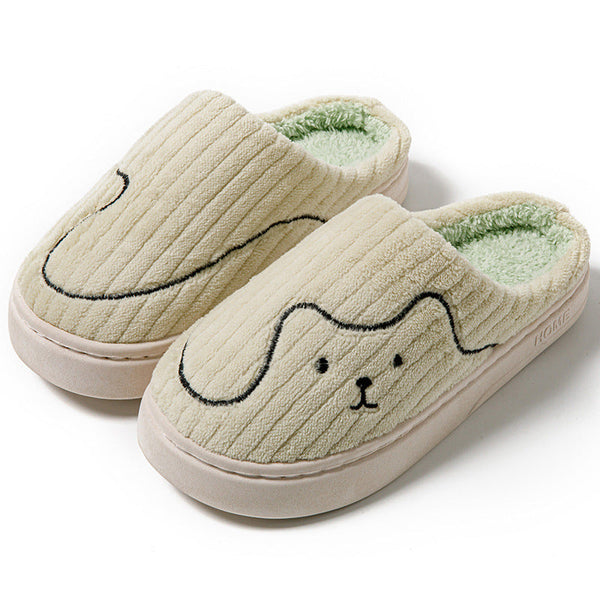 Warme Pantoffeln – Damen Hausschuhe mit süssem Tiermotiv und weichem Futter