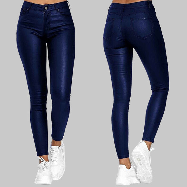 Schlanke kunsthosen - stylische leggings für den alltag