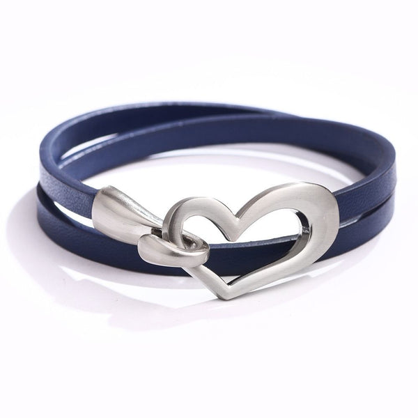Herz armband - stilvolles Damen Wickelarmband