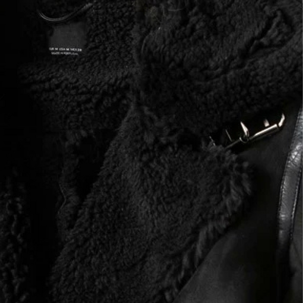 Shearling-Bikerjacke – Stilvolli Damenjacke us