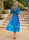 Maxikleid - elegantes blumen-maxi für damen im sommer