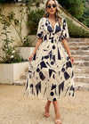 Maxikleid - elegantes blumen-maxi für damen im sommer