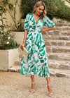 Maxikleid - elegantes blumen-maxi für damen im sommer