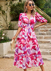 Maxikleid - elegantes blumen-maxi für damen im sommer