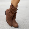 Stilvolle damen knöchelstiefel - faux suede schlauchstiefel für den winter