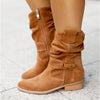 Stilvolle damen knöchelstiefel - faux suede schlauchstiefel für den winter