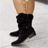 Stilvolle damen knöchelstiefel - faux suede schlauchstiefel für den winter