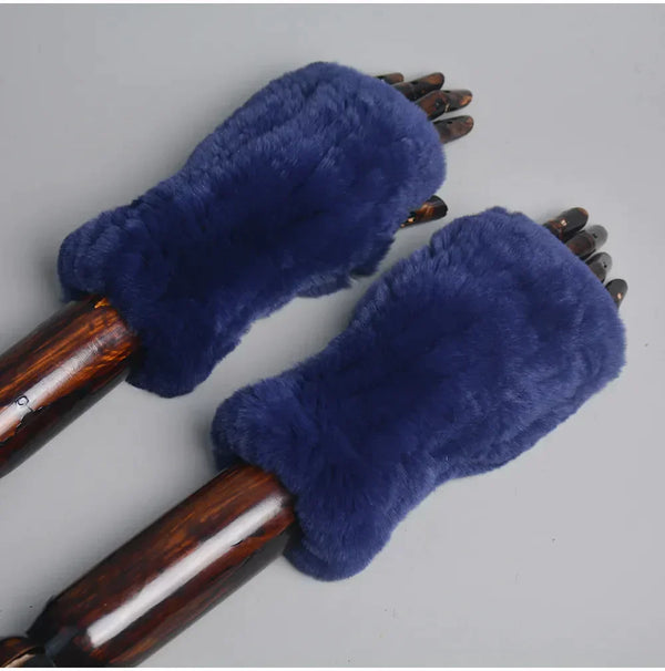 Faux-faux fur fingerhandschuhe - warm und trendy damenhandschuh