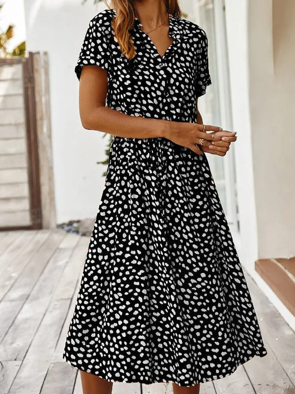 Hemdkleid - lässig geschnittenes midi-kleid für damen mit gürtel