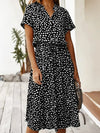 Hemdkleid - lässig geschnittenes midi-kleid für damen mit gürtel