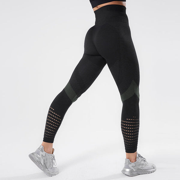 Hochgeschnittene leggings - stylisch und gemütlich für aktive frauen