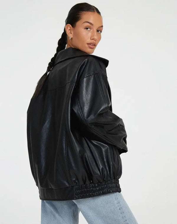 bomberjacke - stilvolle ladies zip-jacke