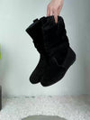 Gemütliche ankle boots - stylische faux suede slouchy boots für ladys