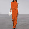 Chic ein-schulter damen outfit - trendiger jumpsuit