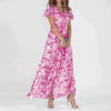 Maxikleid - blumiges sommerkleid für frauen