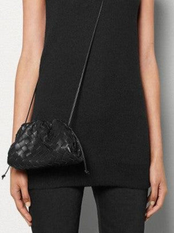 Mini-crossbody-tasche für damen – minimalistische gewebte tasche