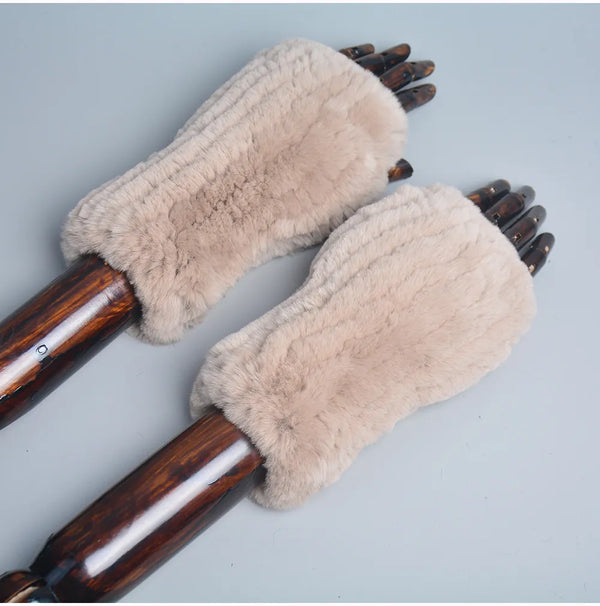 Faux-faux fur fingerhandschuhe - warm und trendy damenhandschuh