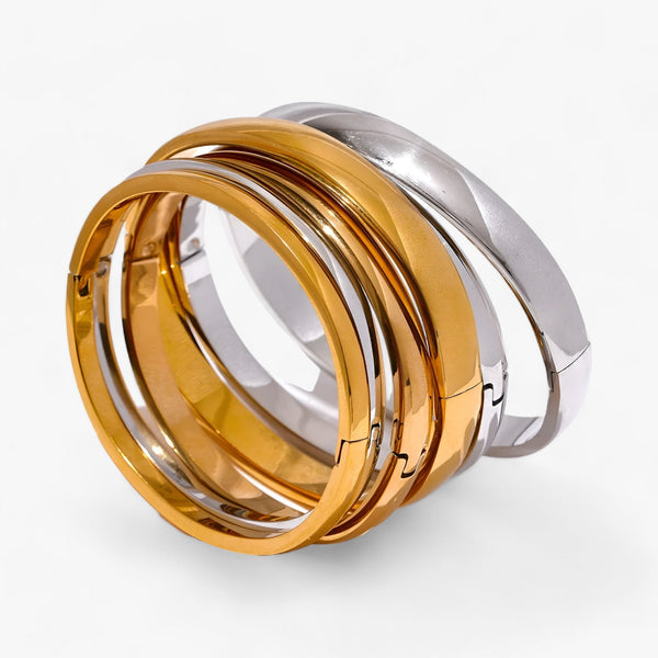 5-teilige Armreif-Kollektion – Äusserst elegante Damen-Armbänder