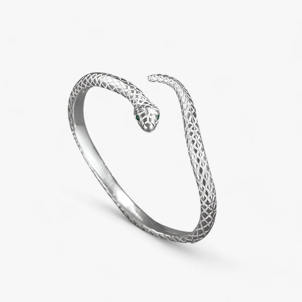 Schlangenarmband – Eleganter Damen-Bangle mit glänzendem Metall-Finish
