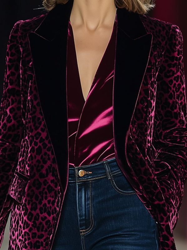 Samt blazer - schicke damen abendjacke