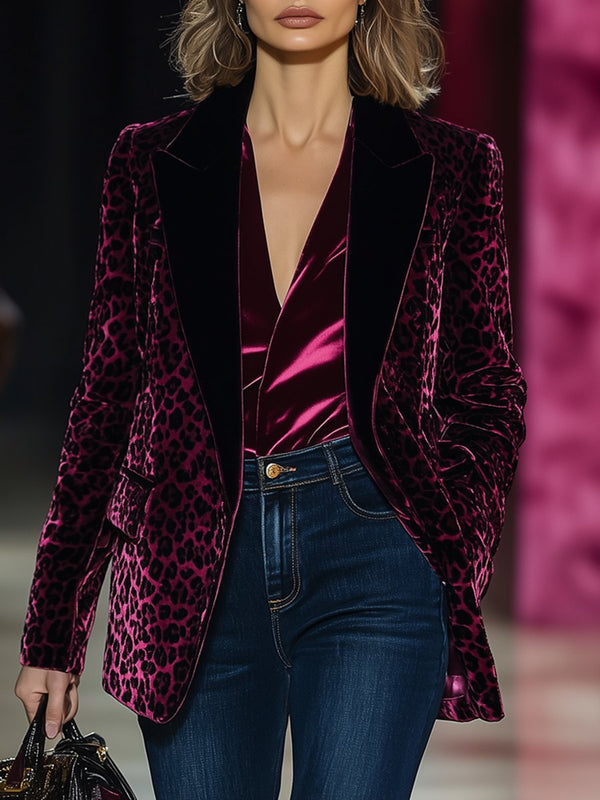 Samt blazer - schicke damen abendjacke