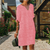 Blumig besticktes kleid - elegante sommerkleid für damen