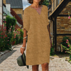 Blumig besticktes kleid - elegante sommerkleid für damen