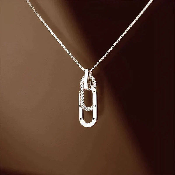 Kette mit verflochtenen Gliedern – eleganter Damenschmuck