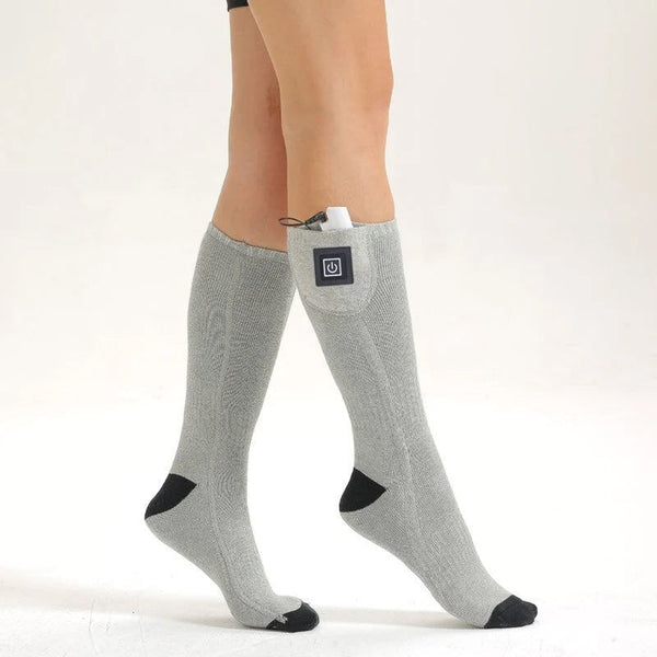 Wiederaufladbare beheizte socken - warm und gemütlich für damen