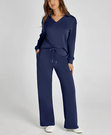 2-teiliger loungewear-overfit - gemütliches outfit für damen