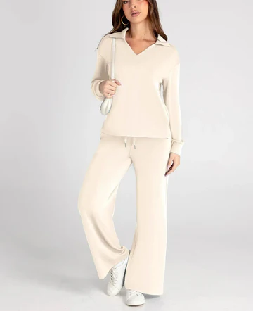 2-teiliger loungewear-overfit - gemütliches outfit für damen