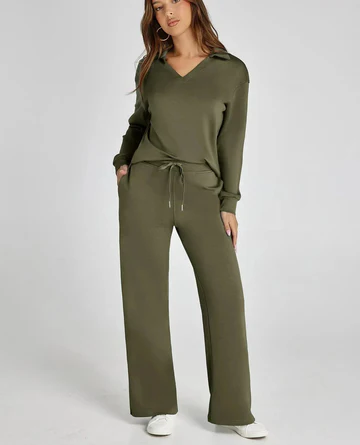 2-teiliger loungewear-overfit - gemütliches outfit für damen