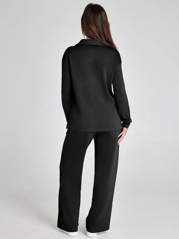 2-teiliger loungewear-overfit - gemütliches outfit für damen