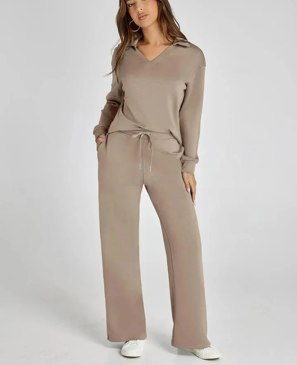 2-teiliger loungewear-overfit - gemütliches outfit für damen