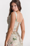 Blumenmaxikleid - edles abendkleid für damen