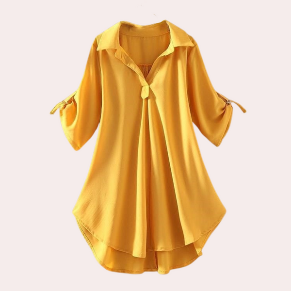 Luftige bluse - schickes v-ausschnitt top für damen