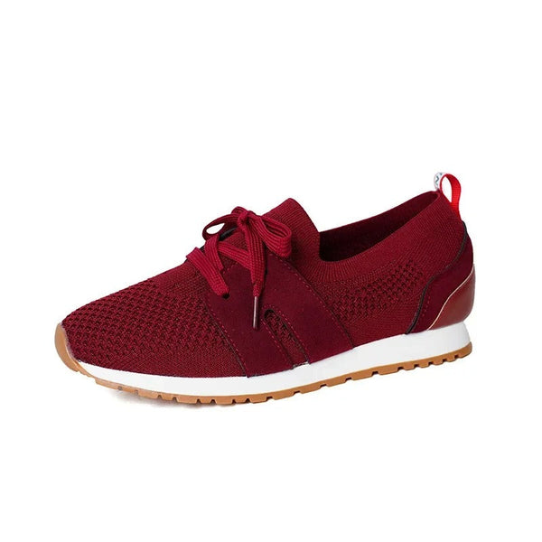 Mesh slip-on sneakers - luftige damen sportschuhe