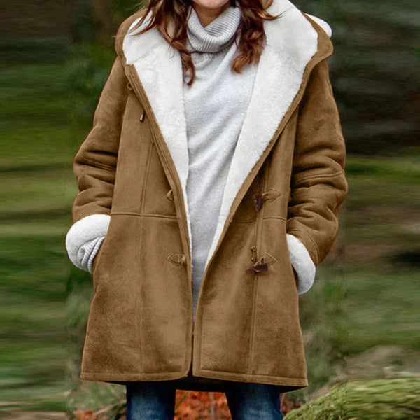 Dä damen schafsmantel - warme und stylische winterjacke